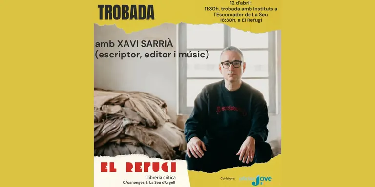 Xavi Sarrià protagonitza una trobada amb alumnes de 3r d'ESO de la Seu d'Urgell