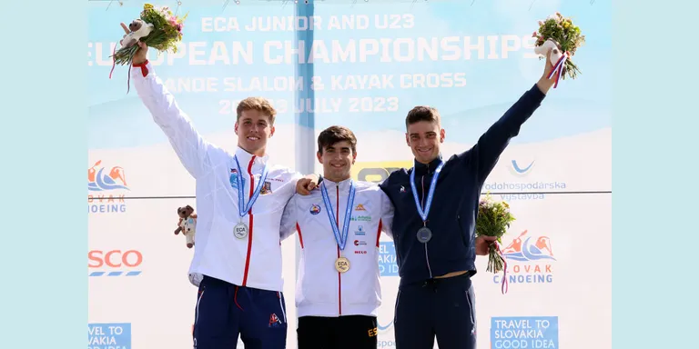Miquel Travé, campió d'Europa d'eslàlom en K1 U23