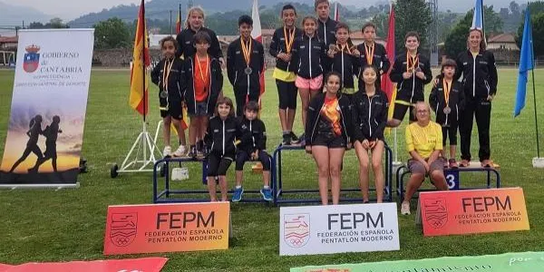 El Club Pentatló Torredembarra suma 10 podis al botí de la Selecció Catalana en el Campionat d’Espanya de Menors