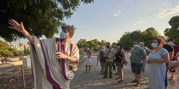 Aquest dissabte finalitzen les visites guiades teatralitzades a la Vil·la Romana dels Munts d'Altafulla d'aquest estiu