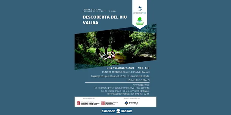‘Vine a conèixer el riu Valira’, activitat d’educació ambiental a la Seu d’Urgell