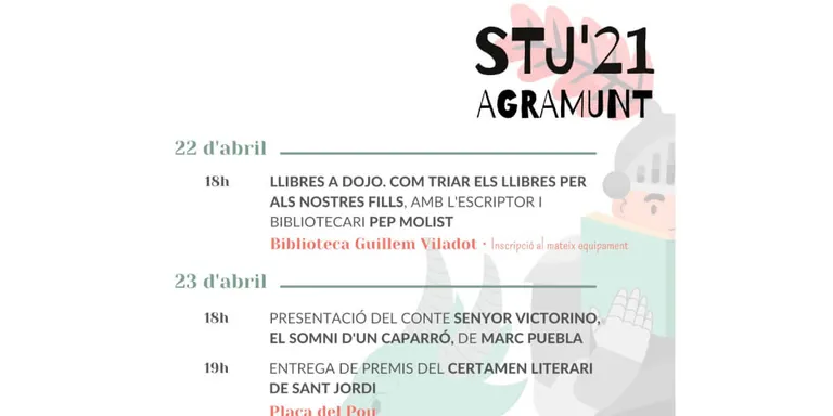 Agramunt programa diferents actes per celebrar Sant Jordi