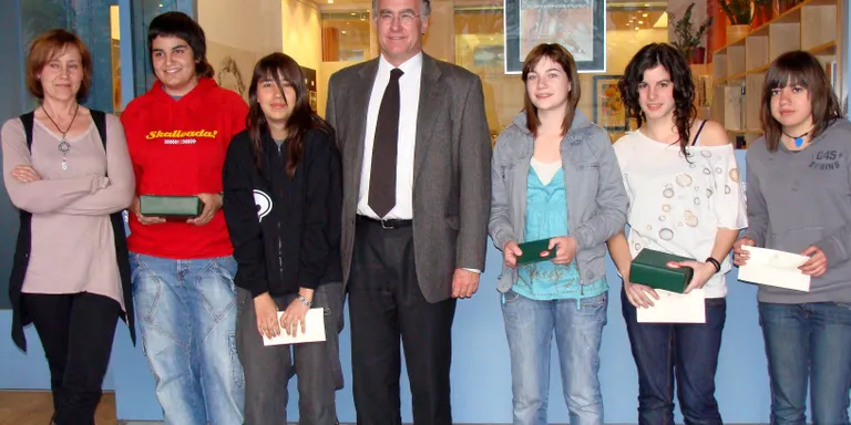 La delegació del Col.legi d'Arquitectes exposa fotos d'alumnes de l'IES Brudieu