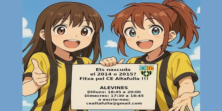 L’Escola de Futbol del CE Altafulla presenta sis equips femenins aquesta temporada