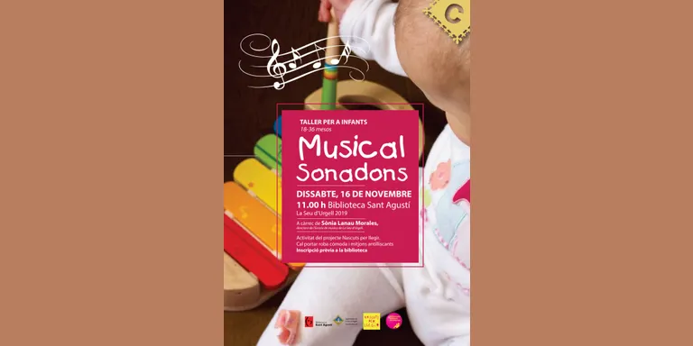 Taller musical per a nadons a la Biblioteca Sant Agustí de la Seu