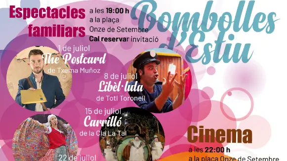 "Bombolles d'estiu" disposa de noves entrades alliberades