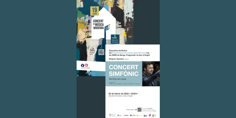 Concerts a la Seu d'Urgell de música moderna i del Projecte Simfònic del Conservatori de Música dels Pirineus
