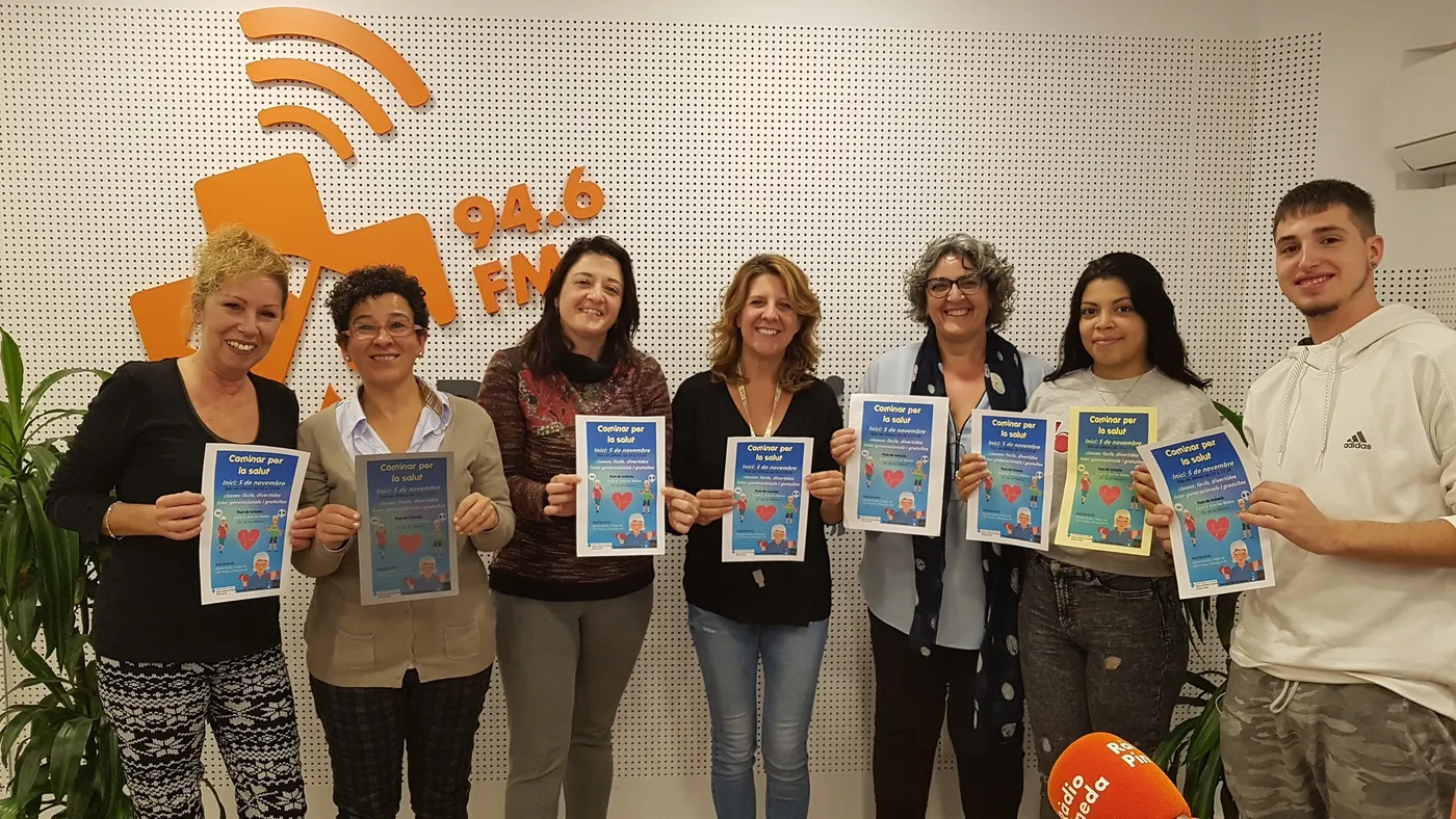 Ràdio Pineda estrena el programa, 'Salut i +' amb el projecte Caminar per la Salut
