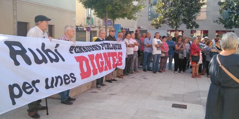 El Moviment per unes pensions dignes convoca una marxa de l’Ajuntament a l’Estació