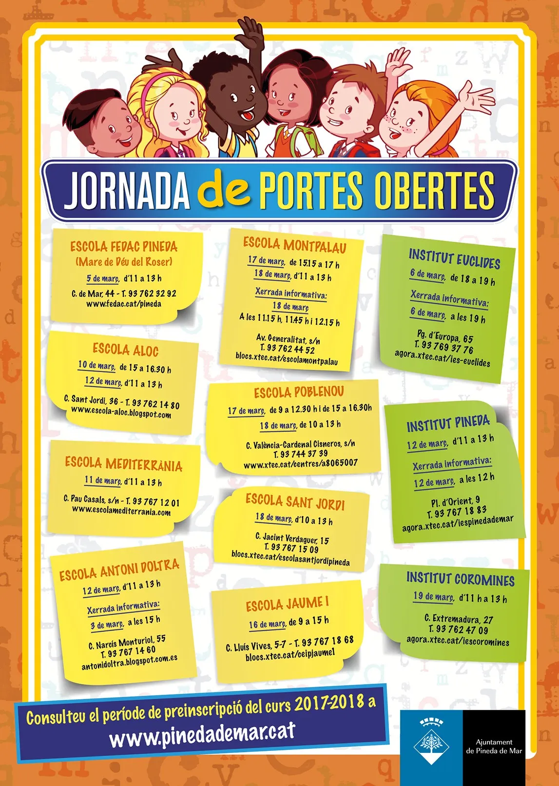 Jornades de Portes Obertes a les escoles i instituts de Pineda