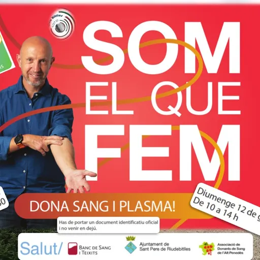 Apunteu-vos a donar sang i plasma el diumenge 12 de gener a les Escoles Velles de Sant Pere de Riude