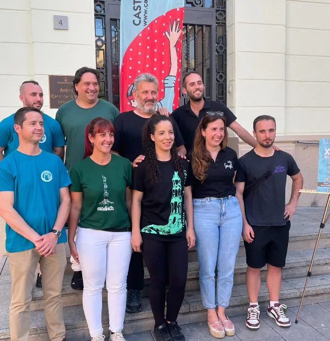Els Escaldats participen de la trobada de colles castelleres del Vallès Oriental