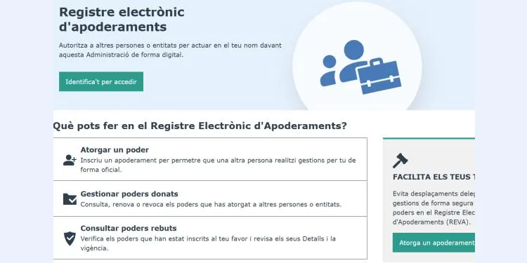La seu electrònica de l’Ajuntament d’Altafulla incorpora el tràmit per donar poders de representació a una tercera persona