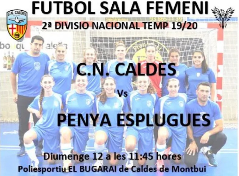 L'equip femení de futbol sala rep diumenge al líder en el millor moment