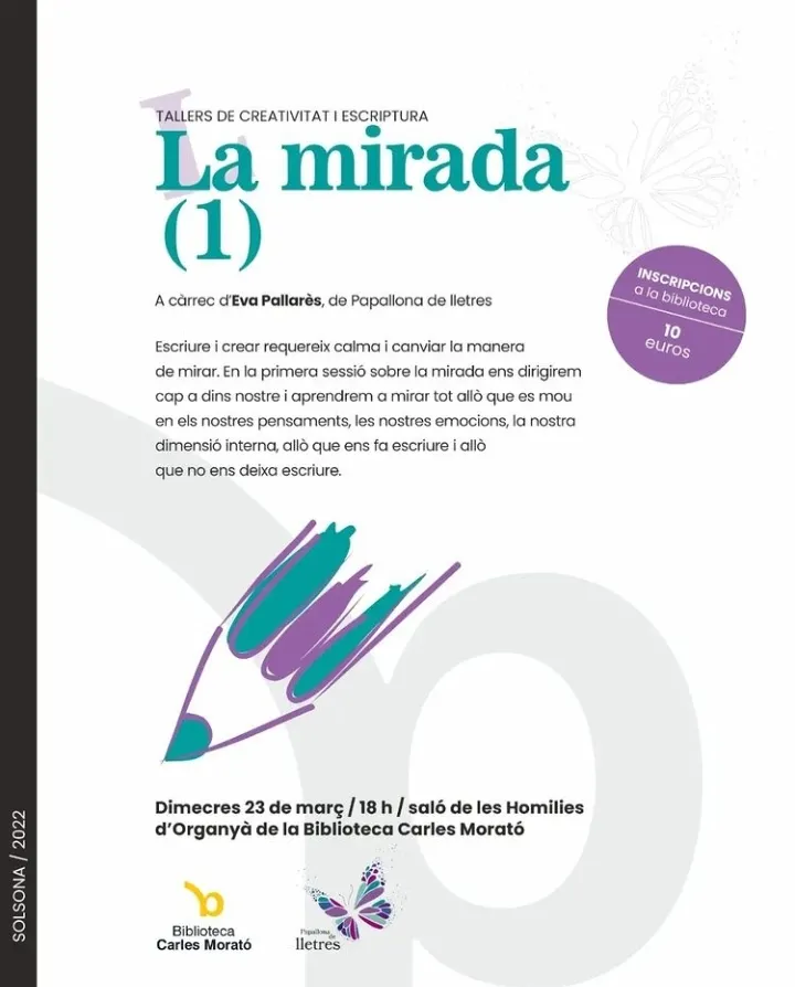 La biblioteca proposa un nou taller per perfeccionar l'escriptura