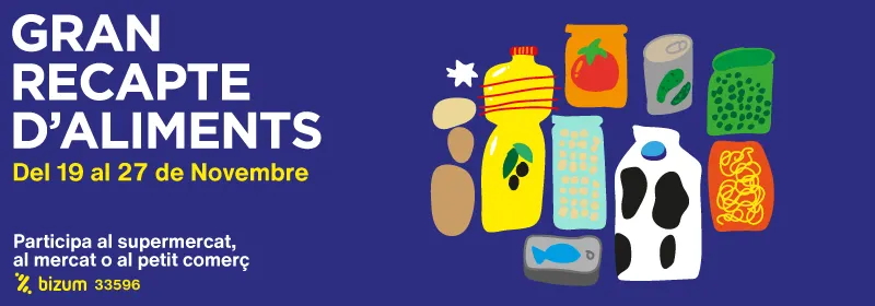 El nou format de donacions econòmiques del Gran Recapte es mostra menys eficaç que el de compra directa d'aliments
