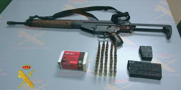 La Guàrdia Civil deté una persona per tinença il·lícita d'armes