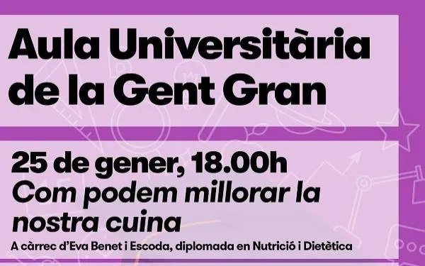 Obertes les inscripcions a l’Aula Universitària de la Gent Gran d’Altafulla