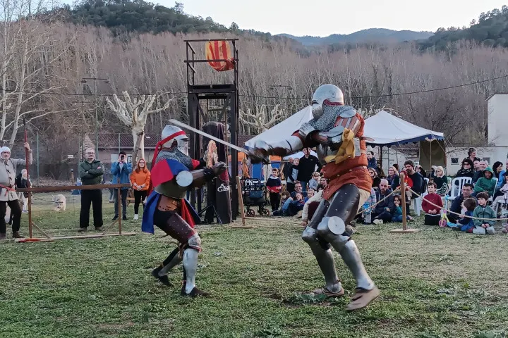 Recreació de la revolta del vescomptat de Cabrera