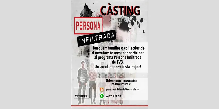 Busquen famílies de Solsona per participar al càsting de la segona temporada del concurs televisiu "Persona infiltrada"
