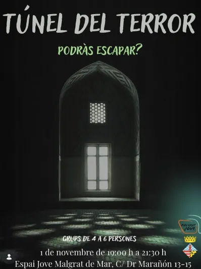 El Túnel del Terror organitzat per l’Espai Jove es farà aquest diumenge 1 de novembre