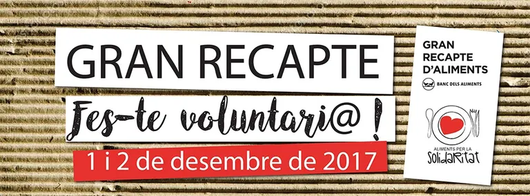 Campanya de captació de voluntaris a l'Alt Urgell per al Gran Recapte d'Aliments