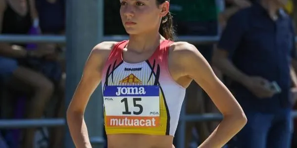 L’atleta Emma Vendrell assoleix la 6a plaça del Campionat d’Espanya de Clubs Sub16