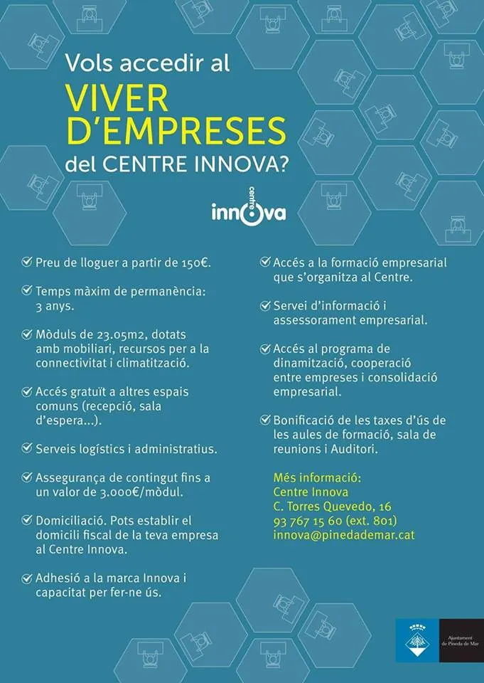 El Viver d'Empreses del Centre Innova ajuda als nous empresaris a tirar endavant el seu negoci