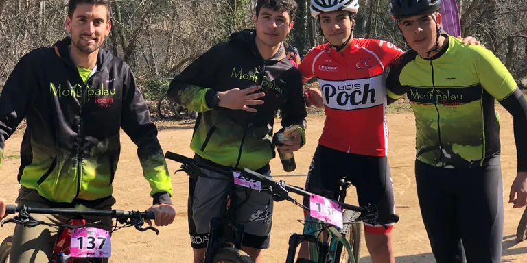 Podis del Montpalau Team a la Trail Senyor del Castell i a la BTT VinyaBike d'Arbúcies