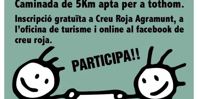Primera caminada solidària de la Creu Roja d'Agramunt