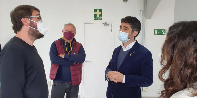 Jordi Puigneró (Junts) diu que «cal apostar per la digitalització i diversificar l'economia en comarques com ara el Maresme»