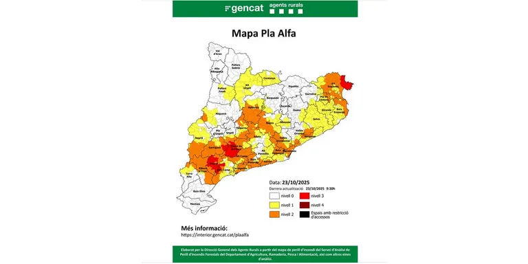 El nord del Solsonès acollirà una prova pilot per ajustar la precisió dels mapes de perill d'incendi