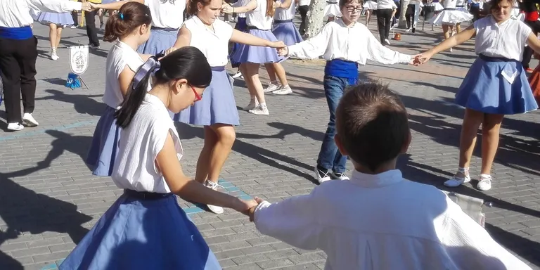 Segona posició de les tres colles Galzeran a Balaguer