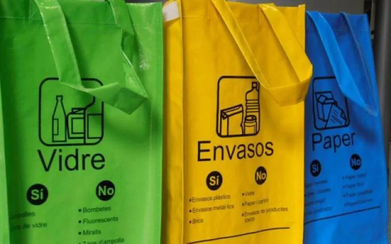 Altafulla és el segon municipi de la comarca del Tarragonès amb un percentatge més alt de recollida selectiva bruta