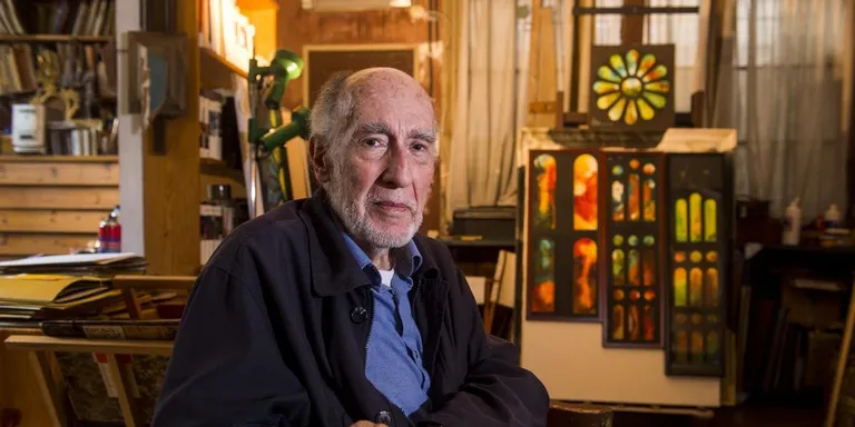 Mor a 90 anys Joan Vila Grau, autor dels vitralls de la Sagrada Família i molt vinculat a Sant Sebastià de Montmajor