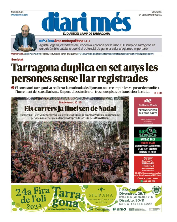 Cop d'ull als diaris d'aquest divendres 29 de novembre