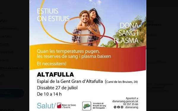 Foto: Banc de Sang i Teixits de Catalunya