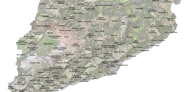 L'Observatori del Paisatge publica el mapa dels 135 paisatges de Catalunya