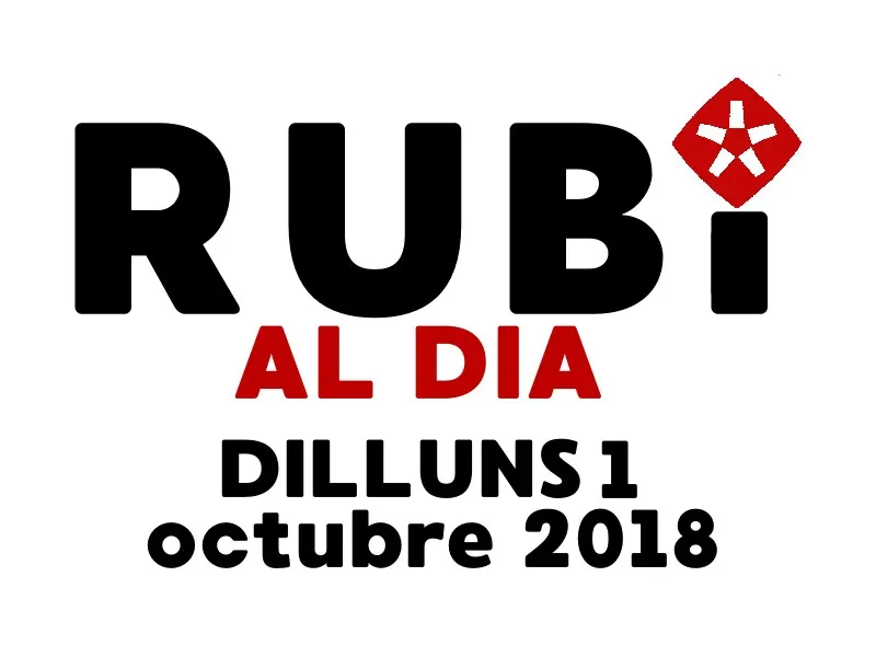 RUBÍ AL DIA dilluns 1 OCTUBRE