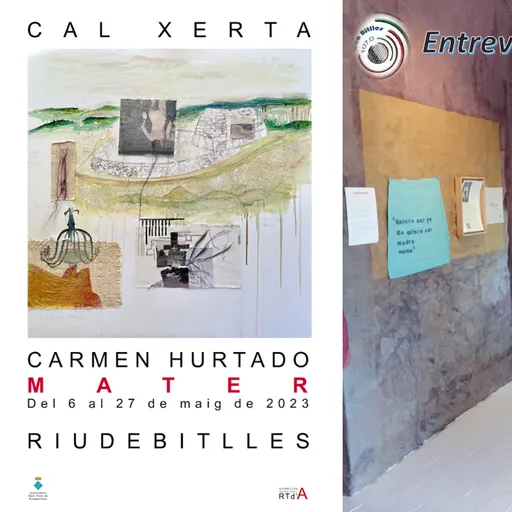 Entrevista a Carmen Hurtado Pérez en la presentació de la seva exposició: “MATER”
