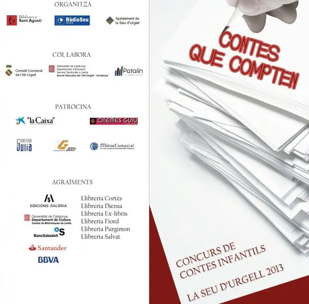 Obert el termini per participar en el concurs 'Contes que compten' 2013