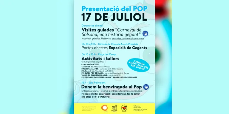 Tallers, visites guiades i una exposició donaran la benvinguda al Pop