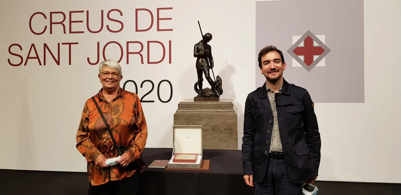 L'Orfeó Nova Solsona recull la Creu de Sant Jordi