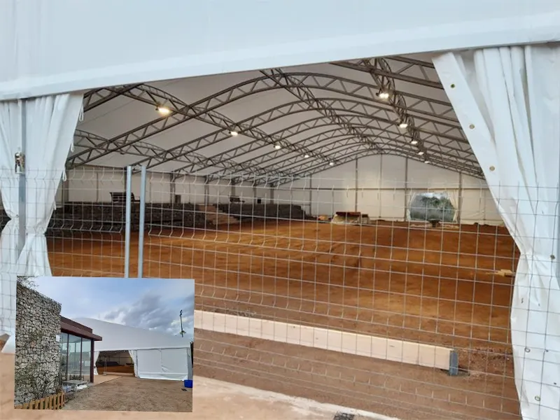 A punt de finalitzar unes obres que deixaran una carpa espectacular a Cova Solera