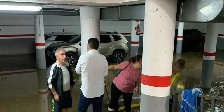 Xavier Amor fa balanç dels efectes de l'aiguat a Pineda