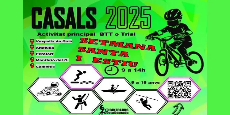 El Bike Park Costa Daurada ofereix un casal d’estiu a Altafulla