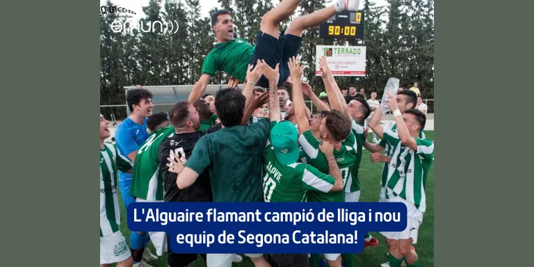 L'Alguaire guanya la Lliga i puja a Segona Catalana