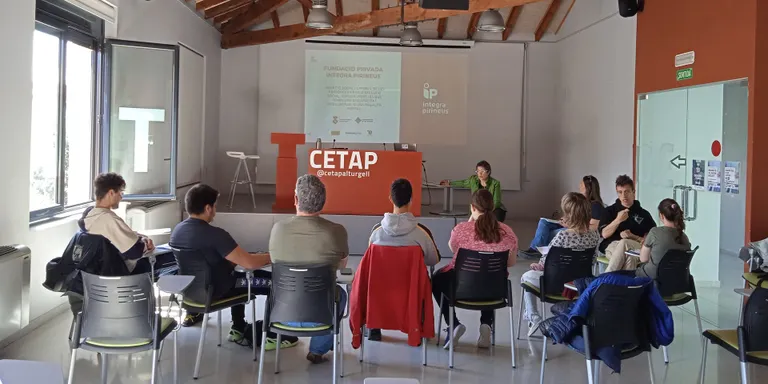 Reunió d'Integra Pirineus amb l'alumnat dels Itineraris Formatius Especials