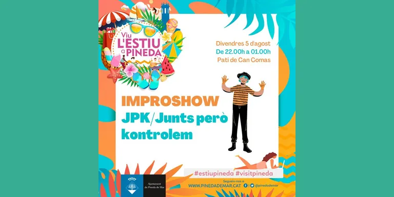 Aquest divendres espectacle obert de la companyia Planeta Impro al Pati de Can Comas