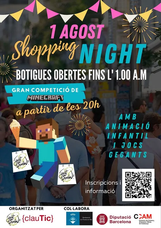 Se suspèn la 'Shopping Night' a Pineda programada de l'1 d'agost